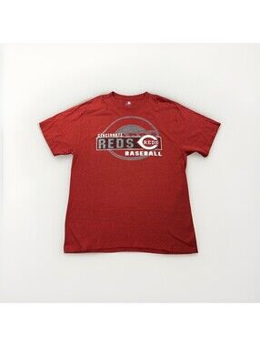 Cincinnati Reds MLB Mens T-Shirt Size XL Weathered Red
